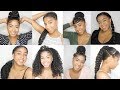 7 INSTAGRAM HAIRSTYLES  FOR CURLY HAIR I COMPILATION