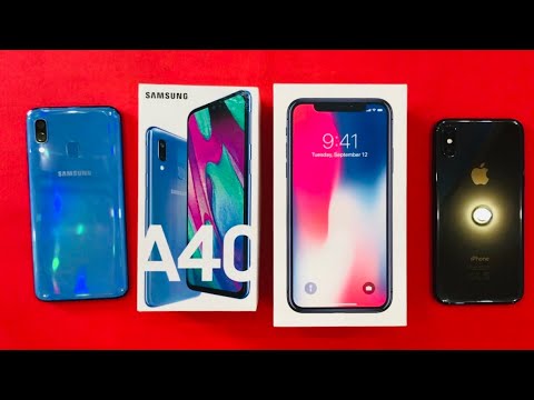 iPhone X vs Samsung Galaxy A40