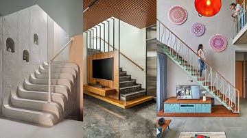 Staircase Design Ideas | Modern Stair Designs | Living Room Interior Design