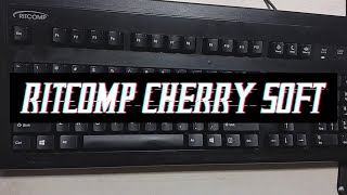 Typing Test on a Restored Ritcomp Model 2299 Cherry Soft Keyboard screenshot 3