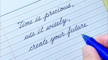 Cursive Writing Quote 41 | Cursive Handwriting Practice | Cursive Letters | How to write in cursive