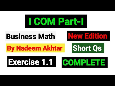 Exercise 1.1 Short