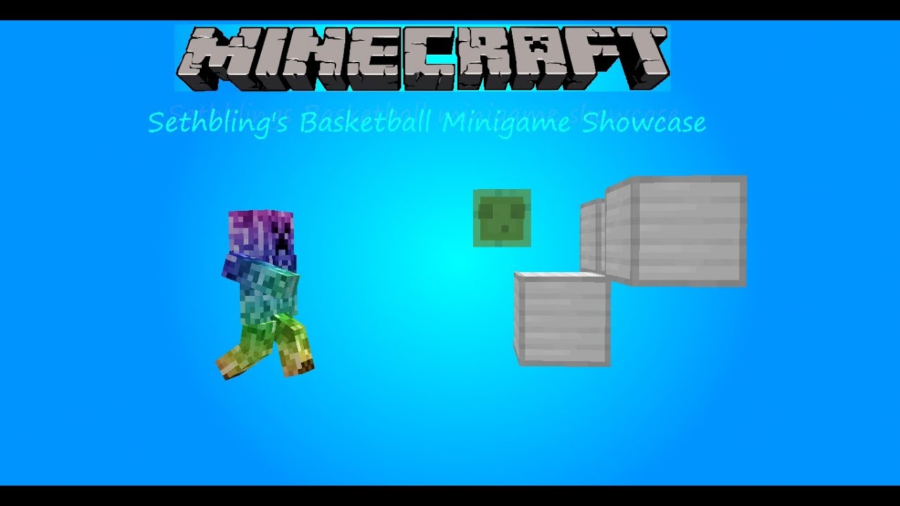 Sethbling Basketball Minigame In Minecraft Showcase !