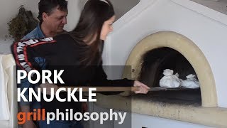 Pork knuckle recipe in wood fired oven | Grill philosophy