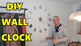 DIY Frameless Wall Clock Install & Review