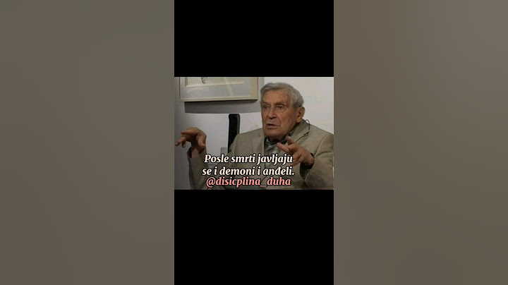 Vladeta Jerotic: Posle smrti javljaju se i demoni i anđeli #disciplinaduha