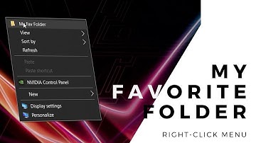 How to add your favorite folder in right click menu on windows || zedagrom