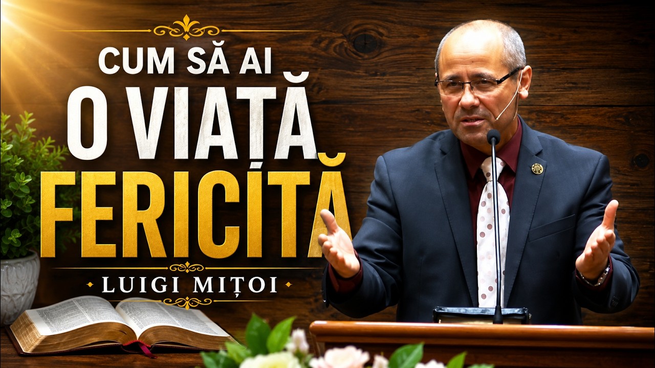 Luigi Mițoi - Cum poți să trăiești O VIAȚĂ FERICITĂ? - predici pentru suflet