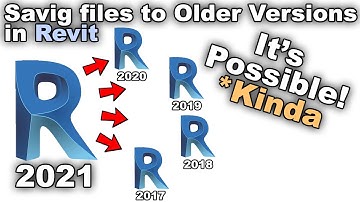 How to Save a File to Older Version of Revit Tutorial
