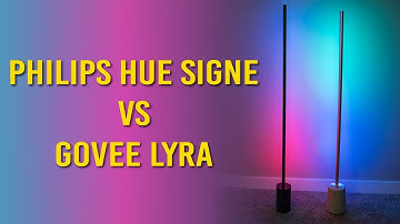 Philips Hue Signe vs Govee Lyra Floor Lamp: Two Smart LED Lights Compared