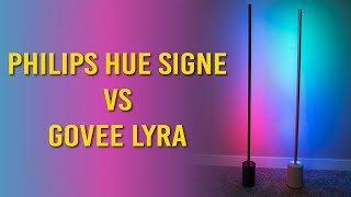 Philips Hue Signe vs Govee Lyra Floor Lamp: Two Smart LED Lights Compared