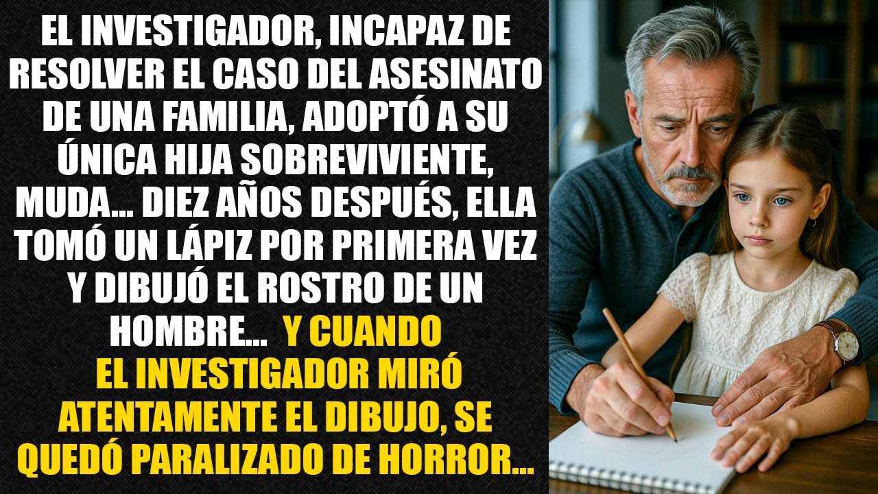 El investigador, incapaz de resolver el caso del asesinato de una familia, adoptó a su única hija...