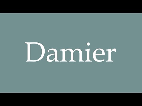 How to pronounce Damier azur