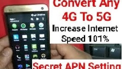 How To Setup APN Settings On HTC Smartphones Secret APN that Converts 4G to 5G Or 3G to 4G