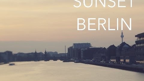 Sunset, Berlin ⎪Timelapse Thursday ⎮4K