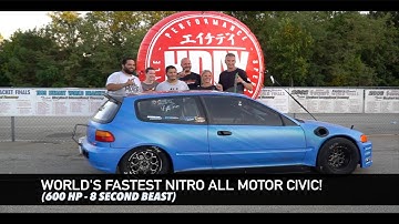 WORLDS FASTEST NITRO ALL MOTOR CAR - (8.64 @ 162MPH) JBR ENGINES "KASPER V4"