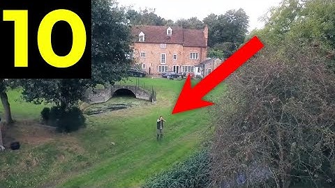 TOP 10 Scariest Things Caught By Drones!