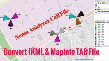 How to create cell file in Nemo Analyzer and convert to KML & Tab file