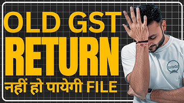 GST Portal पर पुरानी Return नहीं हो पायेगी File @skillvivekawasthi
