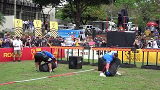 Worlds Strongest Man 2018 Finals Loading Race - Robert Oberst vs JF Caron