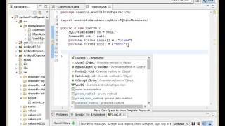 Android CRUD operation session 6 opening and closing database