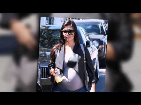 Vidéo: Kourtney Kardashian Porte Son Ventre De Femme Enceinte (PHOTO)