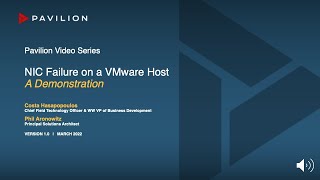 NIC Failure in a VMware Environment a Demo - NVMe-RoCE, NVMe-TCP, NVMe-Over-Fabrics