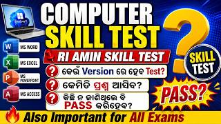 Download lagu How to appear Skill Test in RI AMIN and OSSC CGL exam??   Complete Details By Shakti Sir