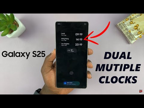 How To Add Dual (Multiple) Clocks On Lock Screen Of Samsung