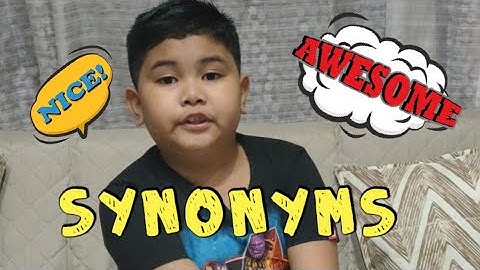 SYNONYMS | ENGLISH 3 | Performance Task