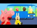 The Wheels on the Bus Ft. Peppa Pig | Peppa Pig Stop Motion | Peppa Pig Toys | Toys fir Kids