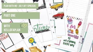 Plan with Me- July 2021- BFF Spreads Part One