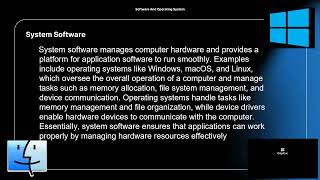 WHAT IS SOFTWARE AND OPERATING SYSTEM