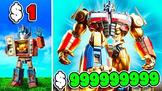 картинка: ТРАНСФОРМЕР от 1 до 1 000 000 000 долларов в GTA 5