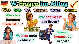 W-Fragen im Alltag ✅ Frag besser auf Deutsch! 💪 Deutsch lernen für Anfänger