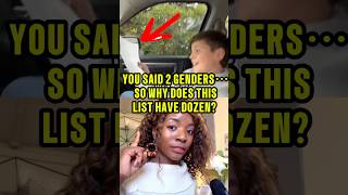 SIMPLE ANSWER Vs. LONG LIST:The CONVERSATION Everyone Is TALKING About‼️🚨🔥🤯 #GenderList #Shorts