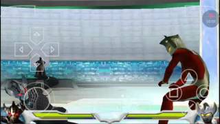 PPSSPP Ultraman Fighting Evolution 0 Chaosroid T VS Ultraman Taro