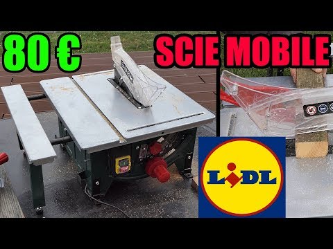 Пила настільна циркулярна по дереву Parkside PMTS 210 A1 для професійного використання, видео 2