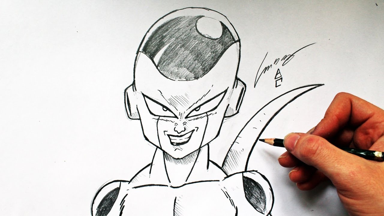 DESENHANDO O FREEZA DE DRAGON BALL Z. . #dragonballz #freeza #anime #d