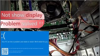 [SOLVED] The CPU is booting but does not show any display || Technical Education Channel