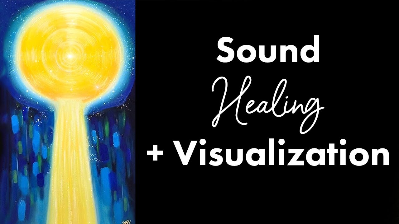 Recharge Your Energy with Hang Drum Sound Healing and Golden Energy Waterfall Visualization