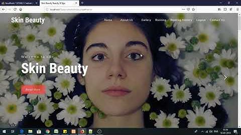 Saloon management Project in PHP with source code