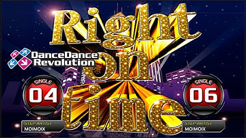 [PIU vs DDR] Right on time (Ryu* remix) S4, S6