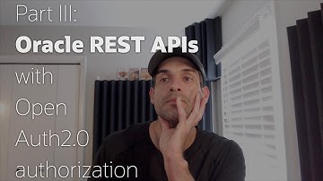 Create an OAuth2.0 secure Oracle REST API and perform a GET Request with Python