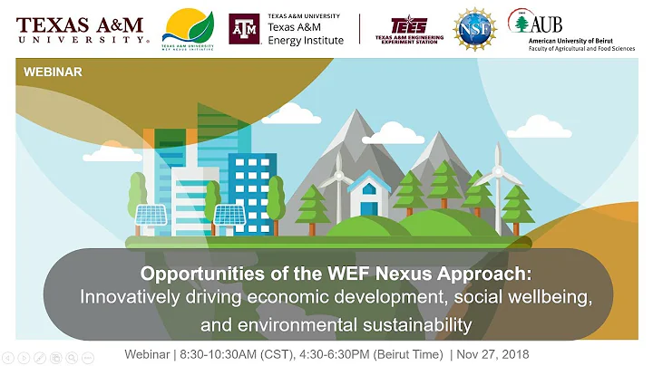 MODELING - WEF NEXUS WEBINAR
