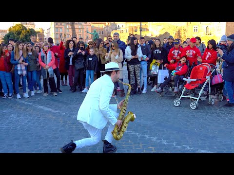 "lambada"-💃2020🌴--street-sax-performance