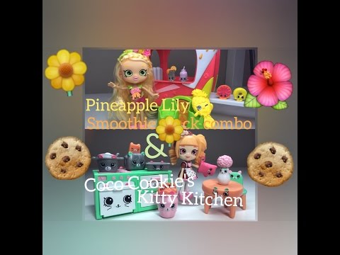 Shopkins Shoppies! Pineapple Lily and Coco Cookie!