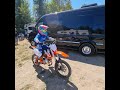 D Funk taking his first ride on his new ktm85 2022