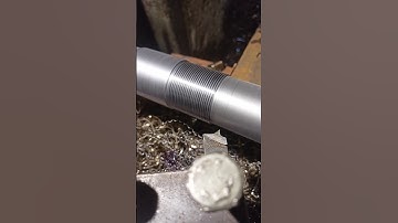 how to cut threads on a lathe  |  thread cutting on lathe machine #technology #lathe