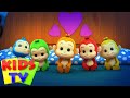 Năm con khỉ nhỏ | Música para niños | Kids TV Español Latino | Dibujos animados | Preescolar